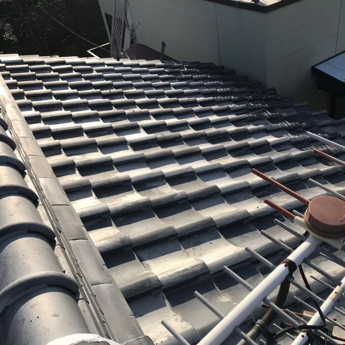 画像1457：松阪市愛宕町にてトタン張り替え