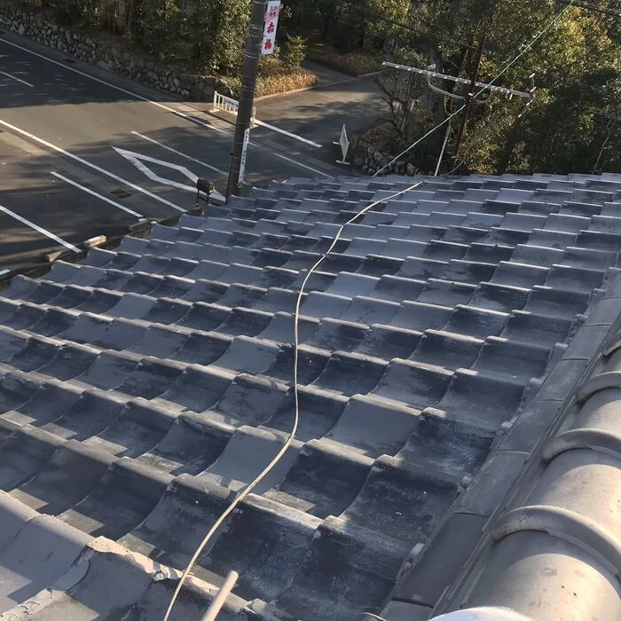 画像1458：松阪市愛宕町にてトタン張り替え