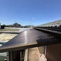 画像1599：松阪市愛宕町にてトタン張り替え