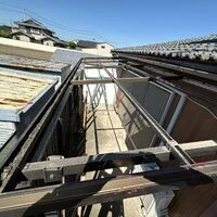 画像1601：松阪市愛宕町にてトタン張り替え