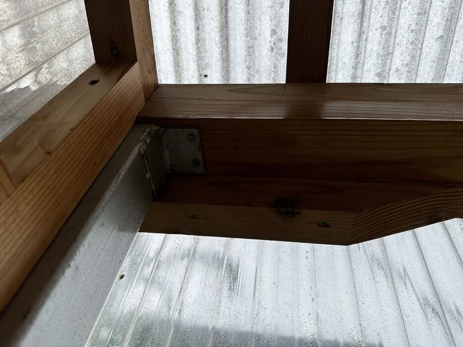 画像1607：松阪市愛宕町にてトタン張り替え