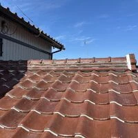画像2263：松阪市愛宕町にてトタン張り替え