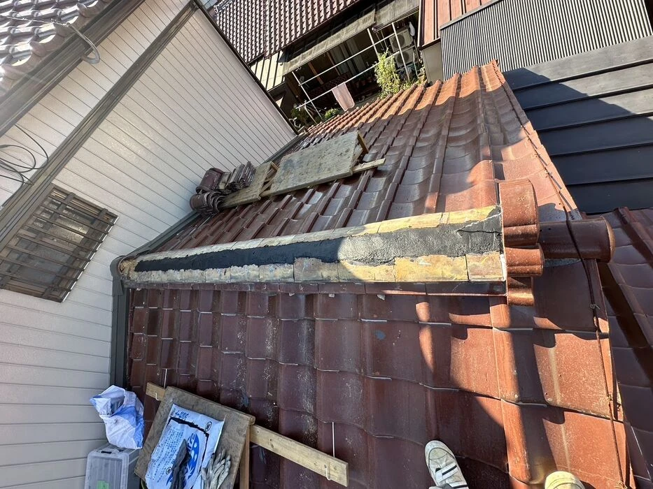 画像2265：松阪市愛宕町にてトタン張り替え