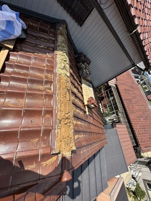 画像2268：松阪市愛宕町にてトタン張り替え