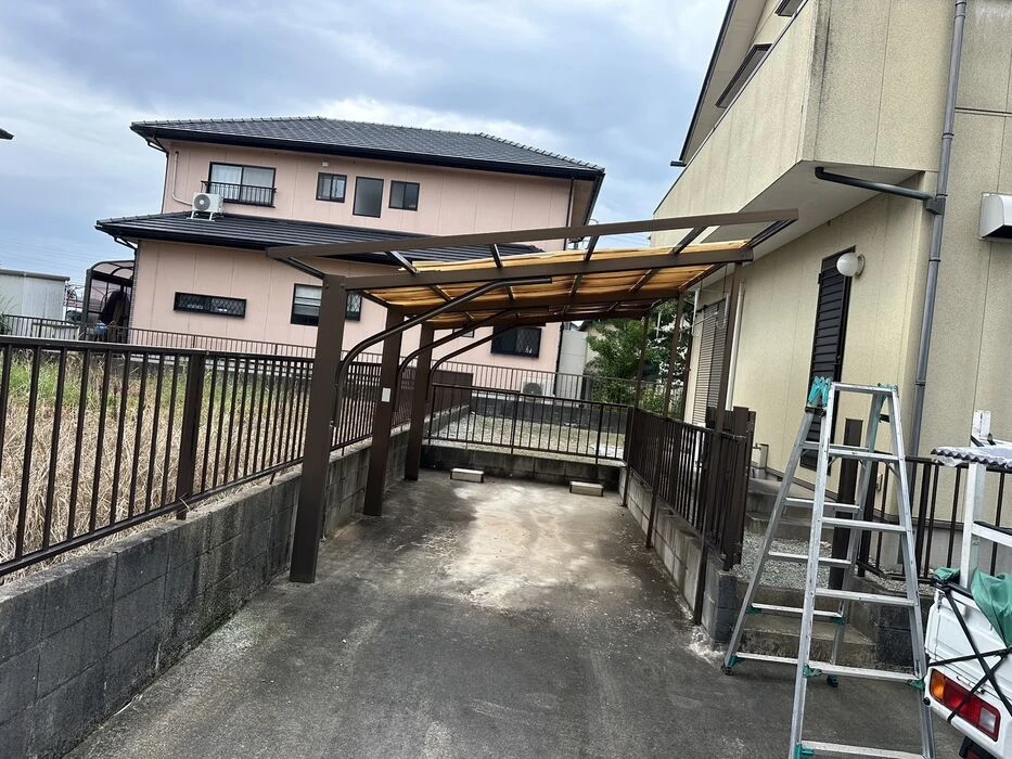 画像2284：松阪市愛宕町にてトタン張り替え